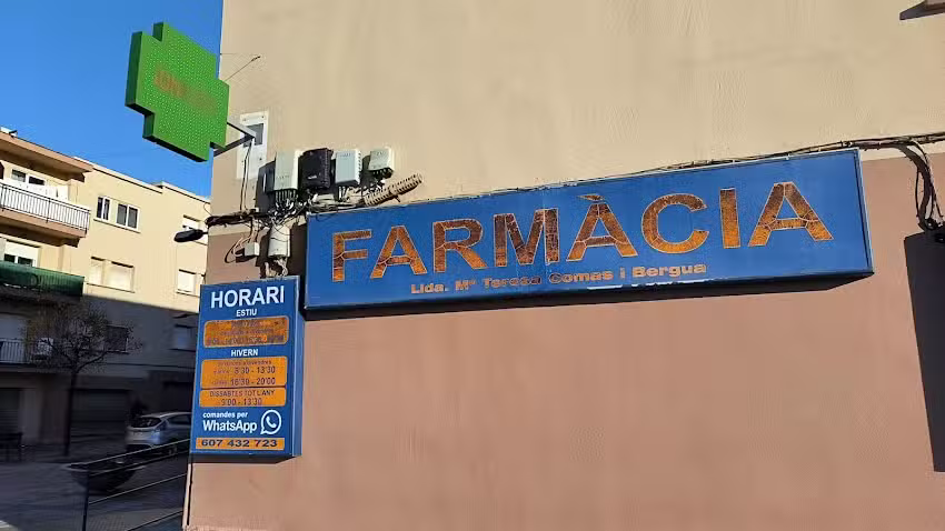 Farm&agrave;cia Llda. Ma Teresa Comas i Bergua