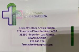Farmacia M&ordf; Esther Art&iacute;les Ruano