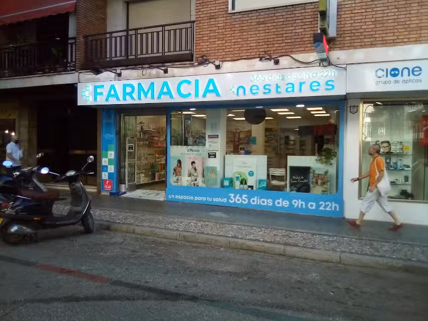 Farmacia Nestares Guardia 365 d&iacute;as de 9 a 22 horas