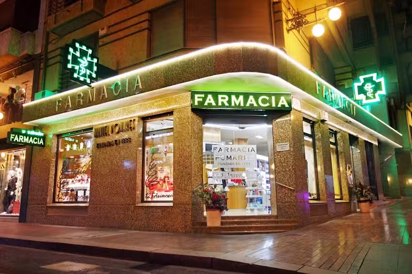Farmacia Pomares desde 1888 Glorieta